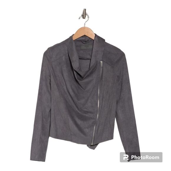 BlankNYC, faux suede Moro jacket, grey, size XL - Picture 4 of 10